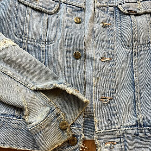 Vintage LEE Denim Rider Jacket 1960s Small - Picture 4 of 12